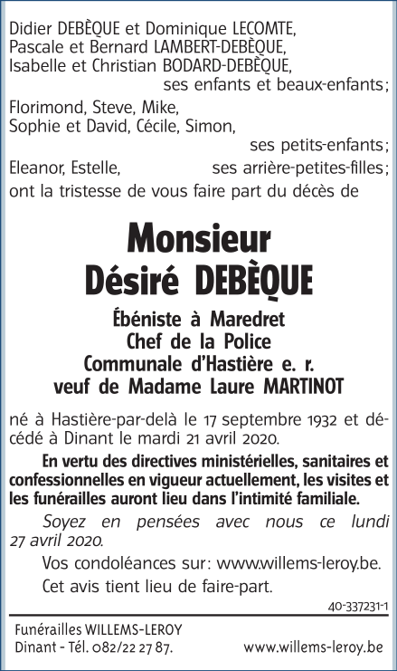Image Annonce nécrologique