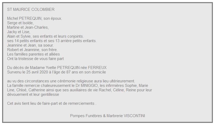Image Annonce nécrologique