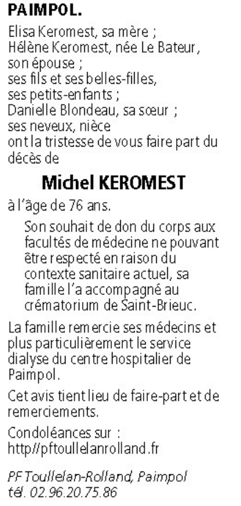 Image Annonce nécrologique
