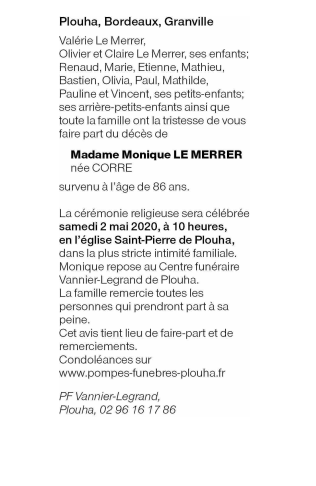 Image Annonce nécrologique