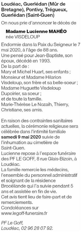 Image Annonce nécrologique