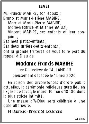 Image Annonce nécrologique