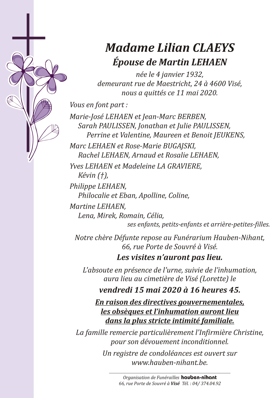 Image Annonce nécrologique
