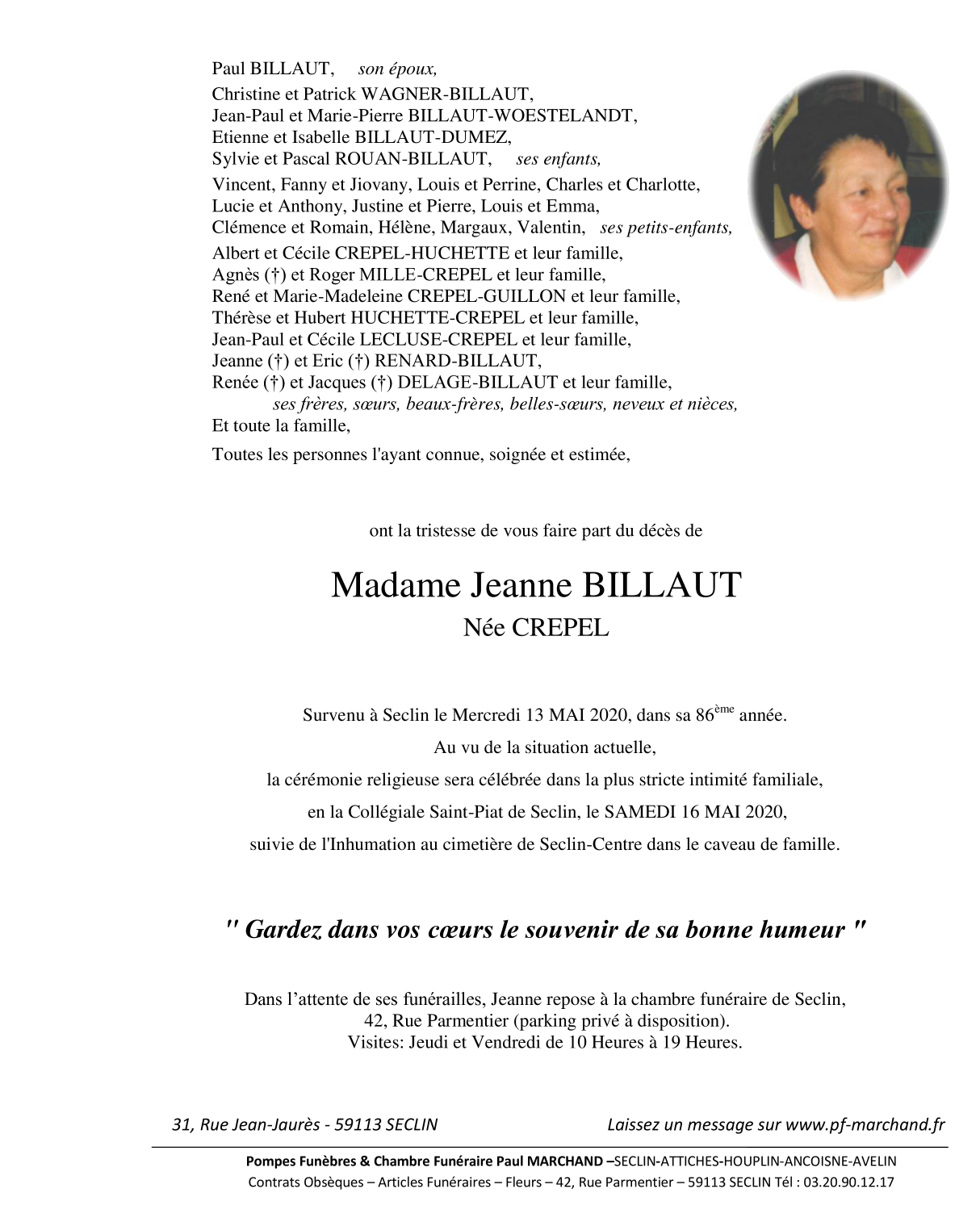 Image Pour voir le faire-part de Jeanne CLIQUEZ-ICI