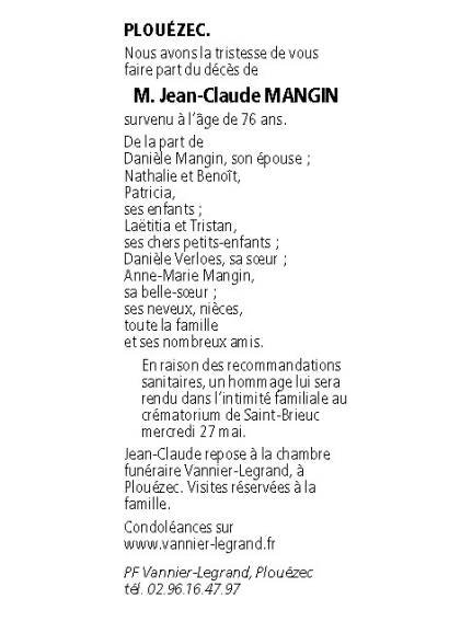 Image Annonce nécrologique