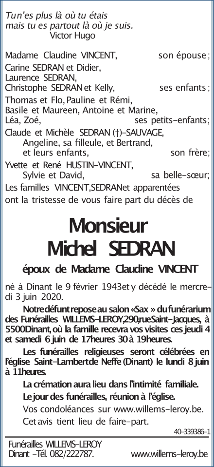 Image Annonce nécrologique