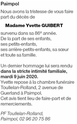 Image Annonce nécrologique