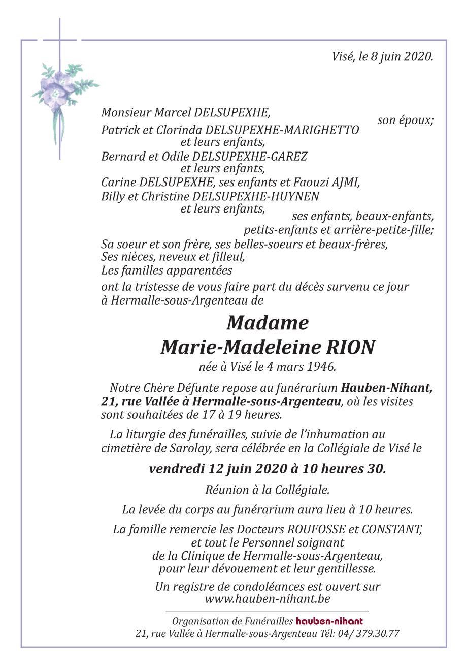 Image Annonce nécrologique