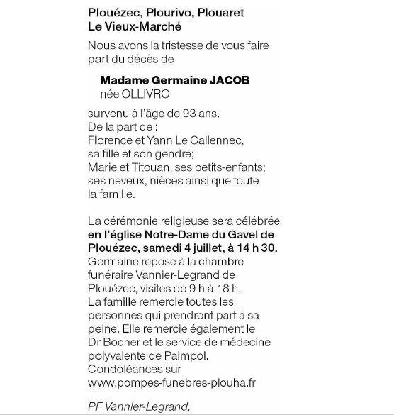 Image Annonce nécrologique