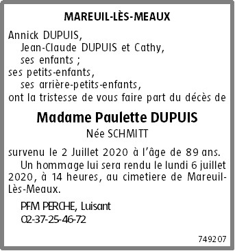Image Annonce nécrologique