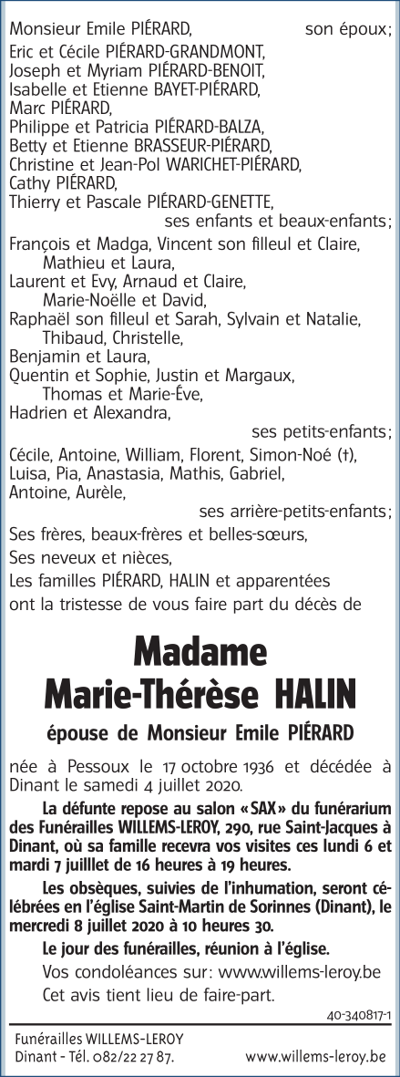 Image Annonce nécrologique