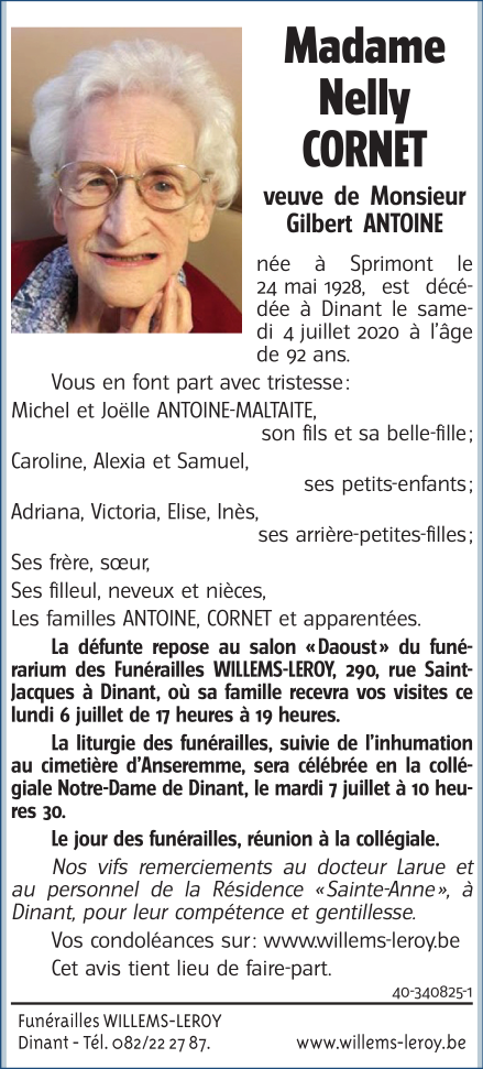 Image Annonce nécrologique