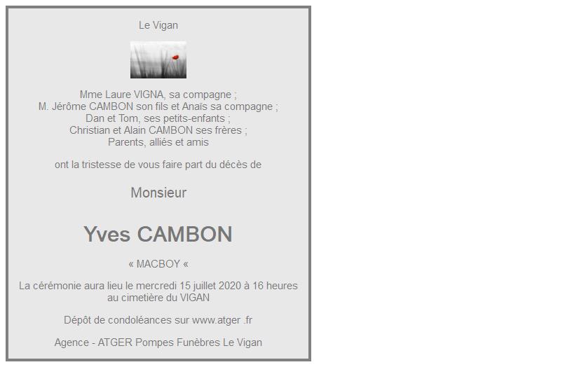 Image Annonce nécrologique
