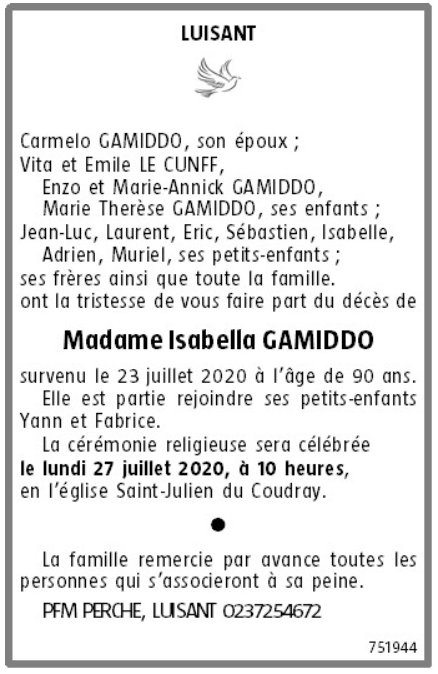 Image Annonce nécrologique