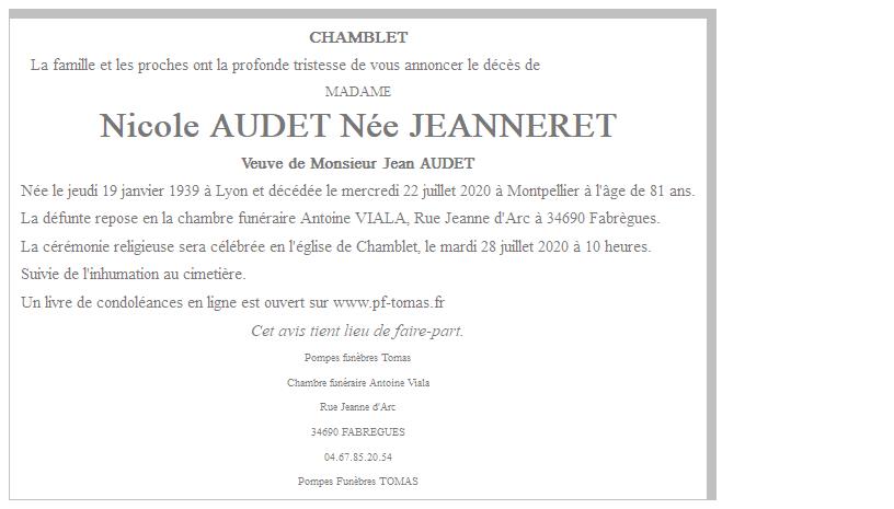 Image Annonce nécrologique