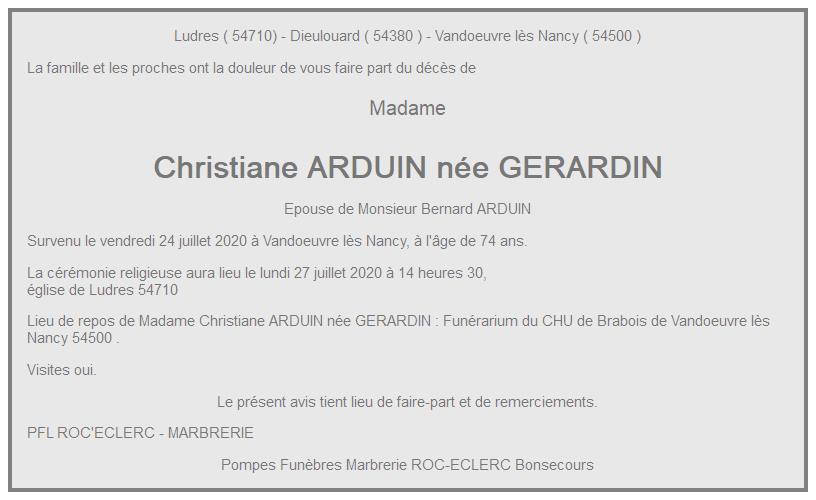 Image Annonce nécrologique