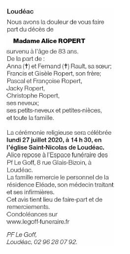 Image Annonce nécrologique