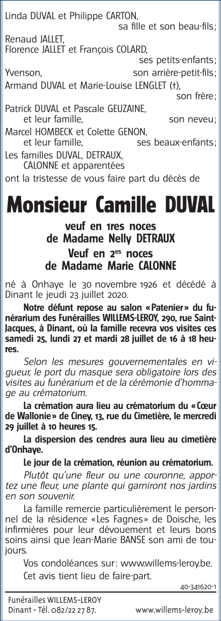 Image Annonce nécrologique