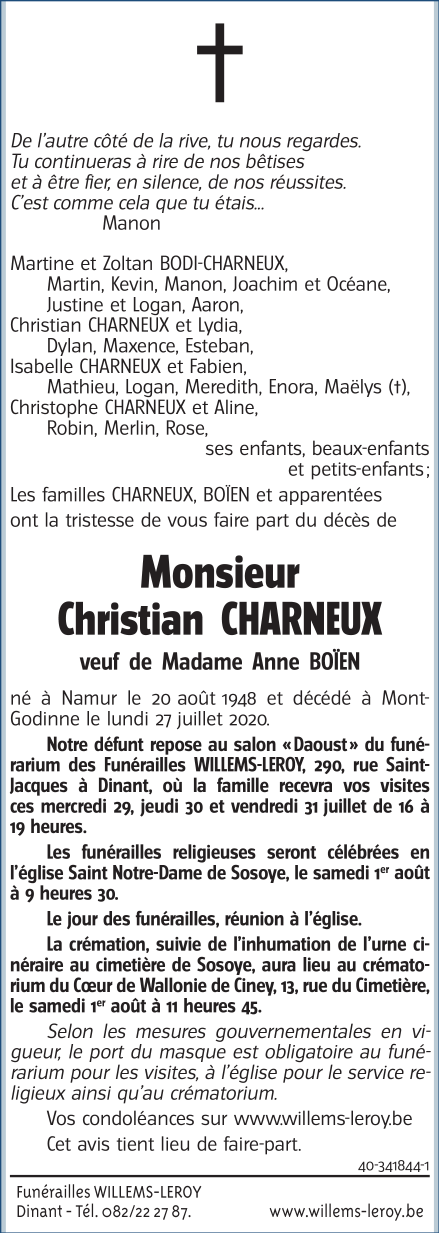 Image Annonce nécrologique
