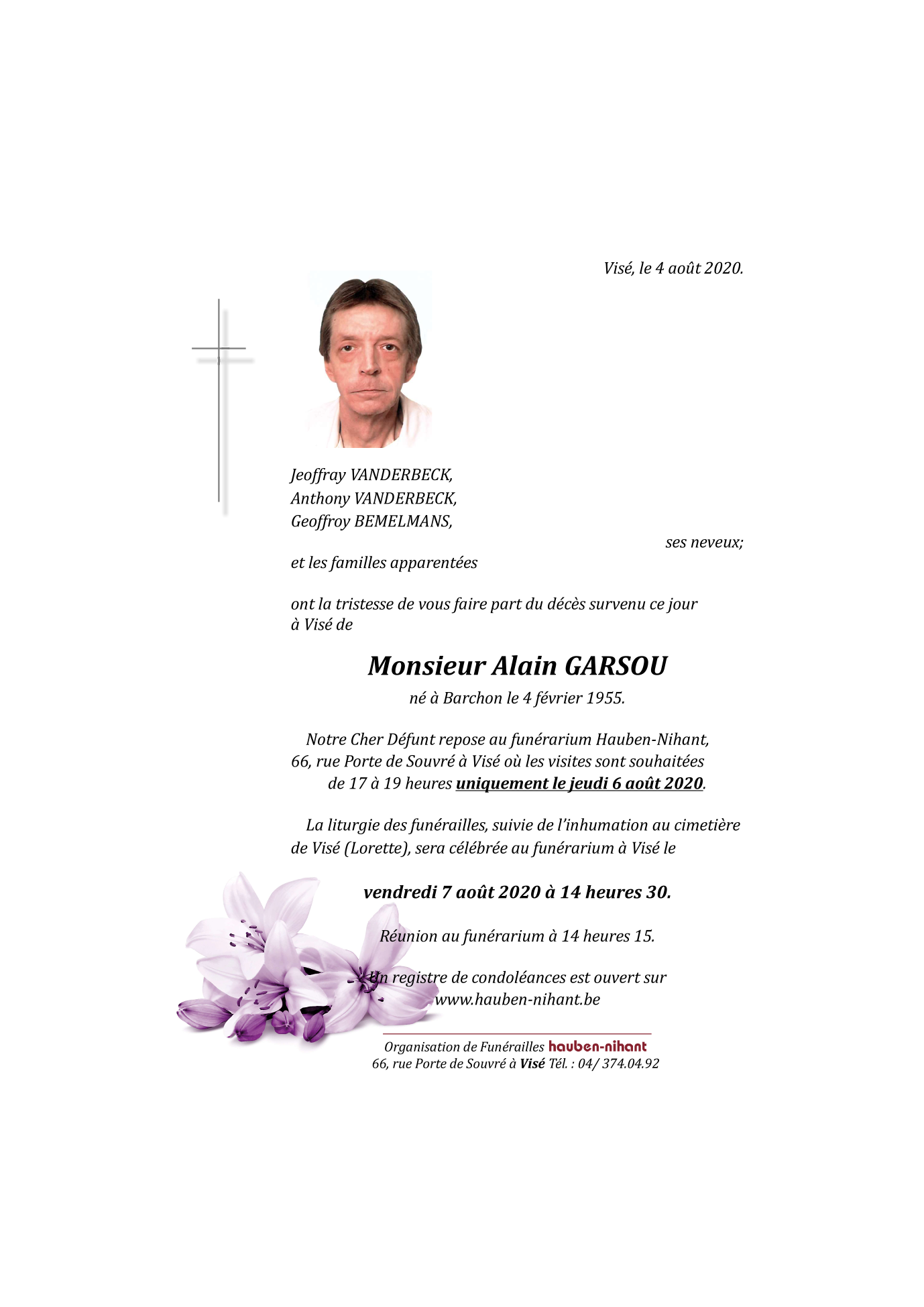 Image Annonce nécrologique