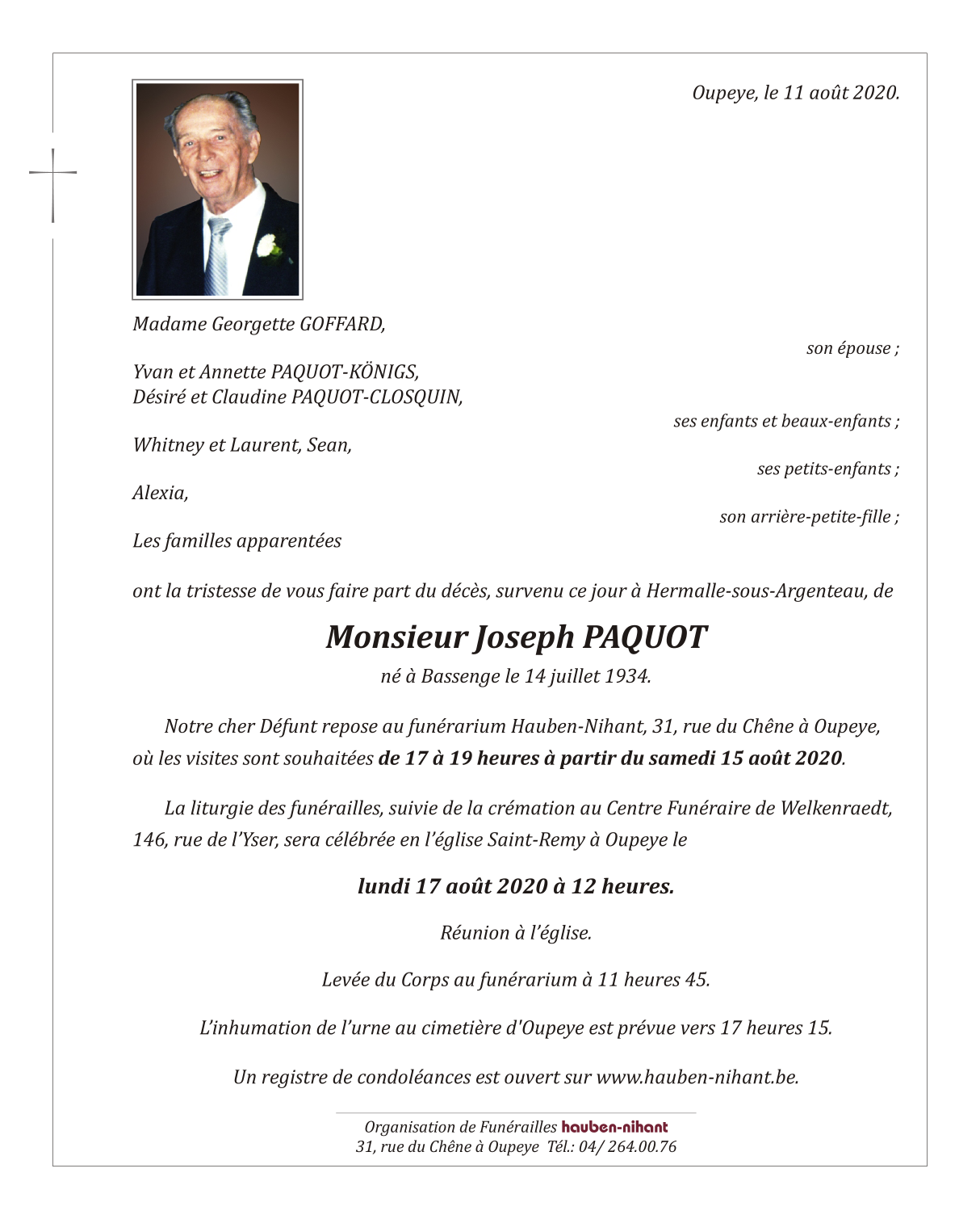 Image Annonce nécrologique