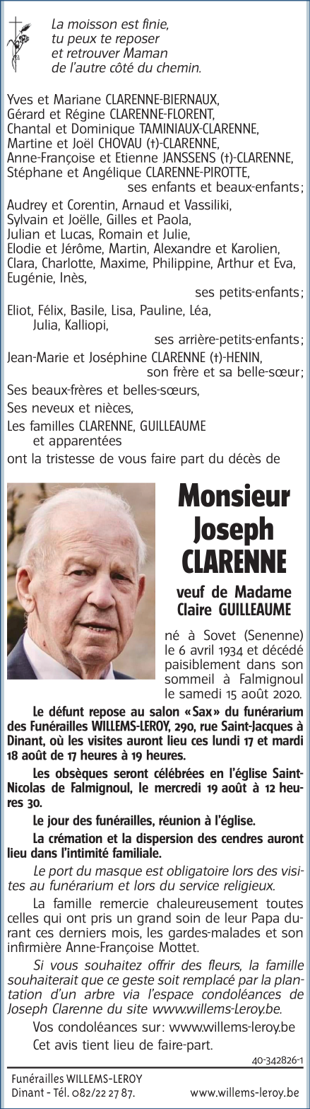 Image Annonce nécrologique
