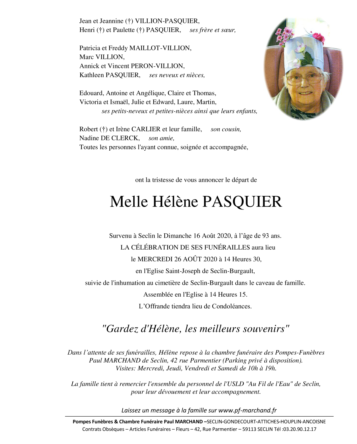 Image Pour voir le faire-part d'Hélène CLIQUEZ-ICI