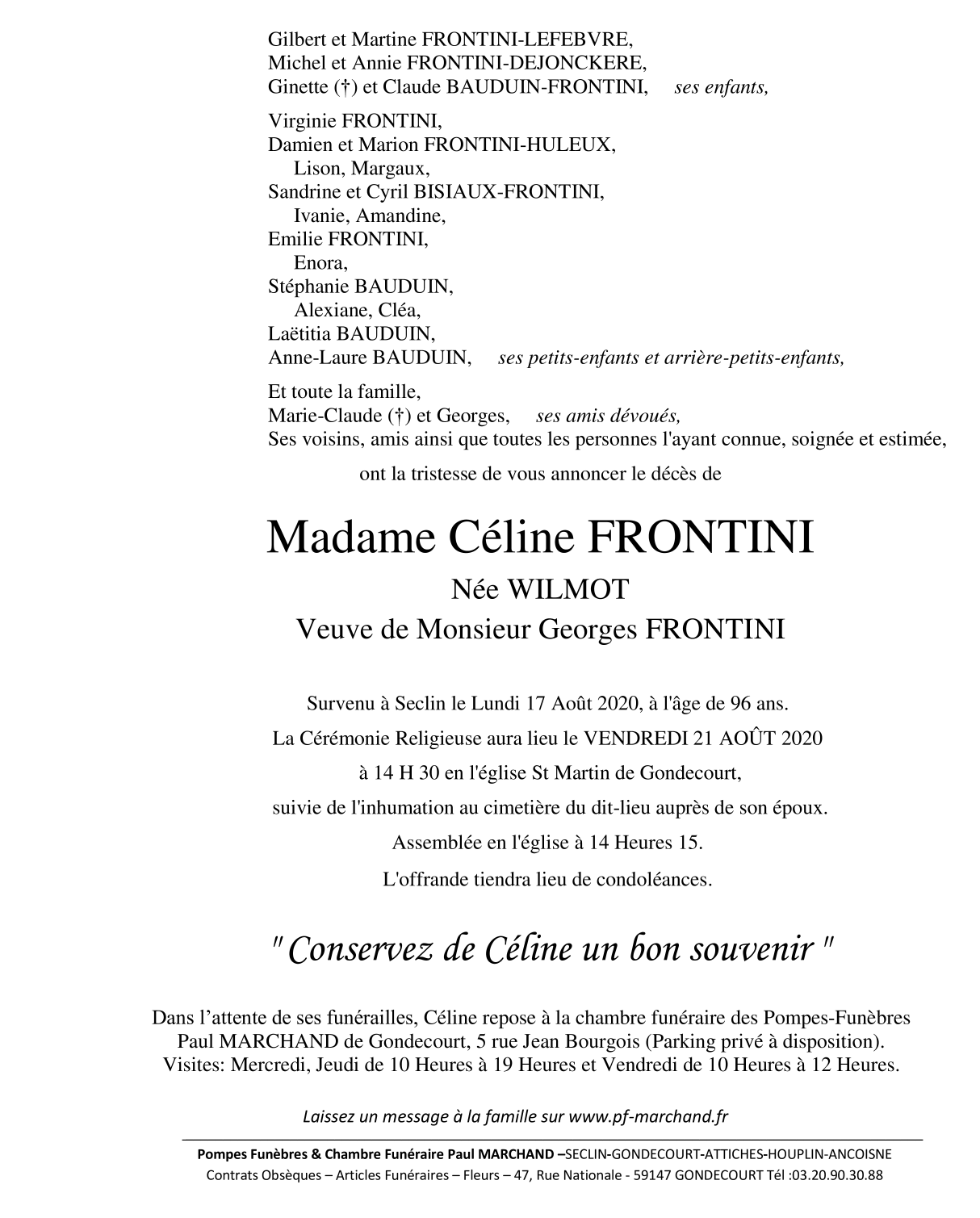 Image Pour voir le faire part de Céline CLIQUEZ ICI