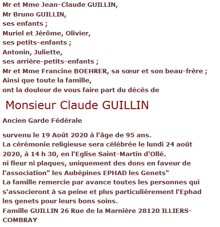 Image Annonce nécrologique