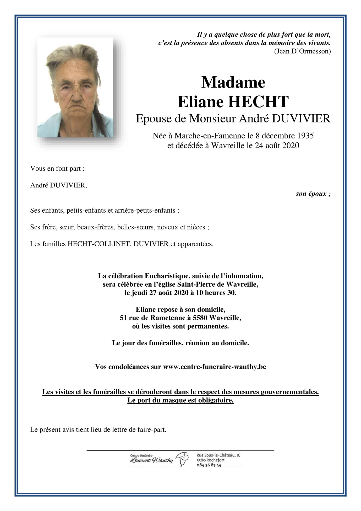 Image Annonce nécrologique
