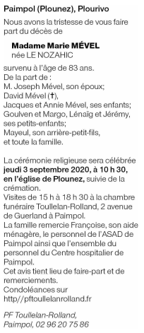 Image Annonce nécrologique