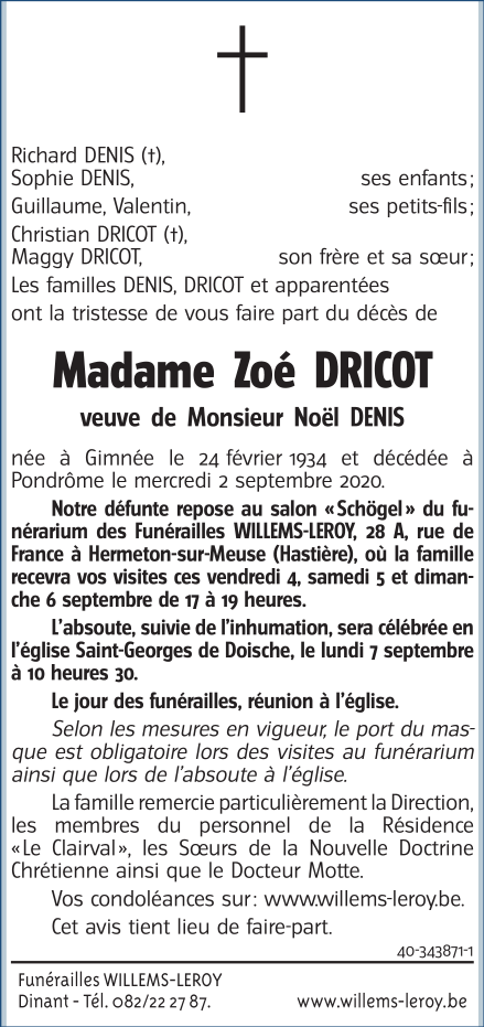 Image Annonce nécrologique