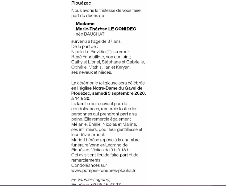 Image Annonce nécrologique