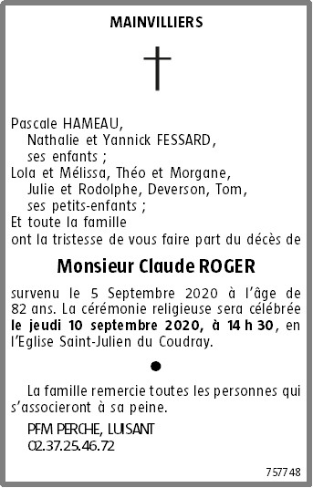 Image Annonce nécrologique