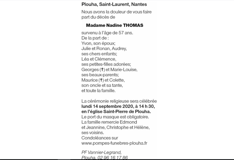 Image Annonce nécrologique