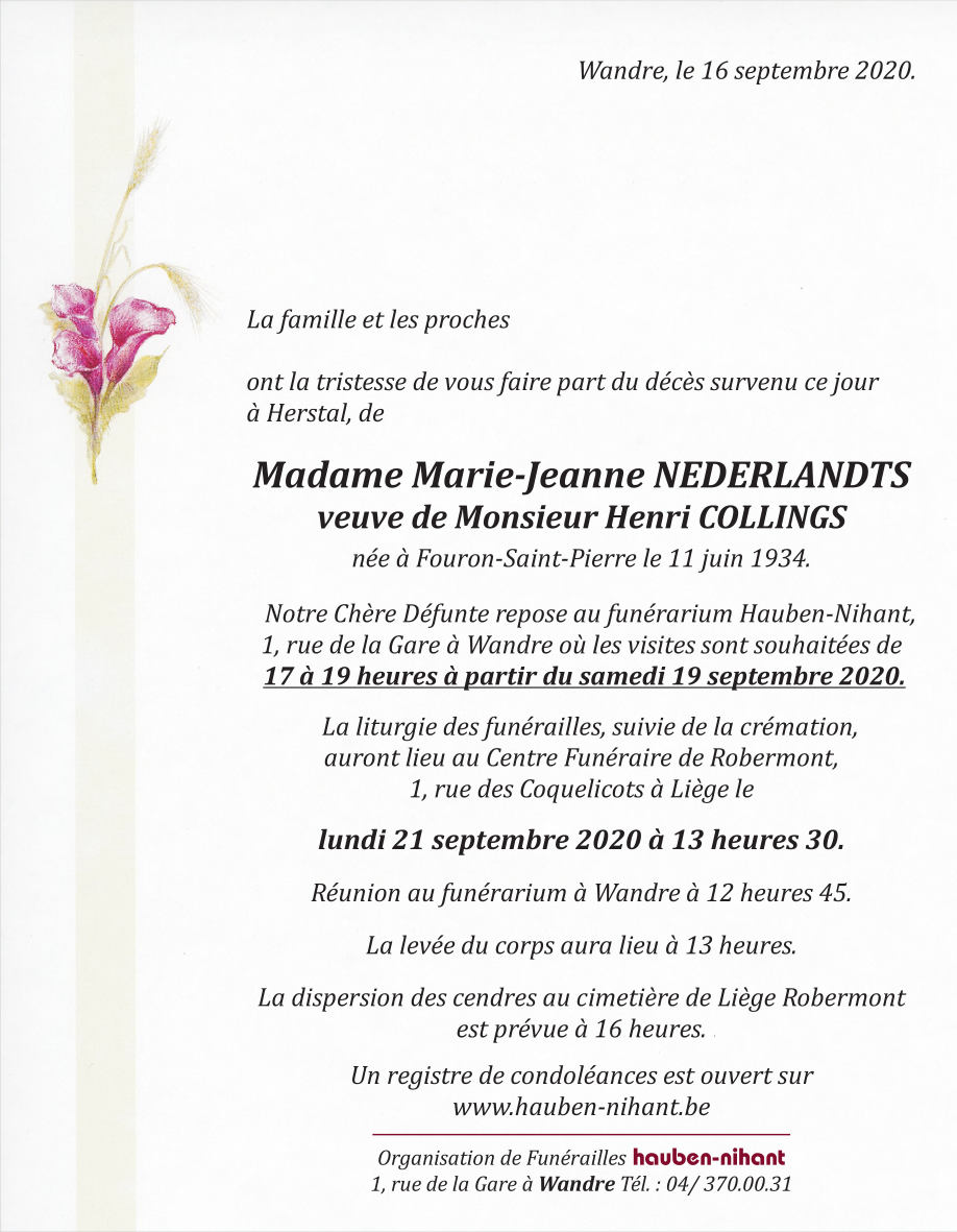 Image Annonce nécrologique