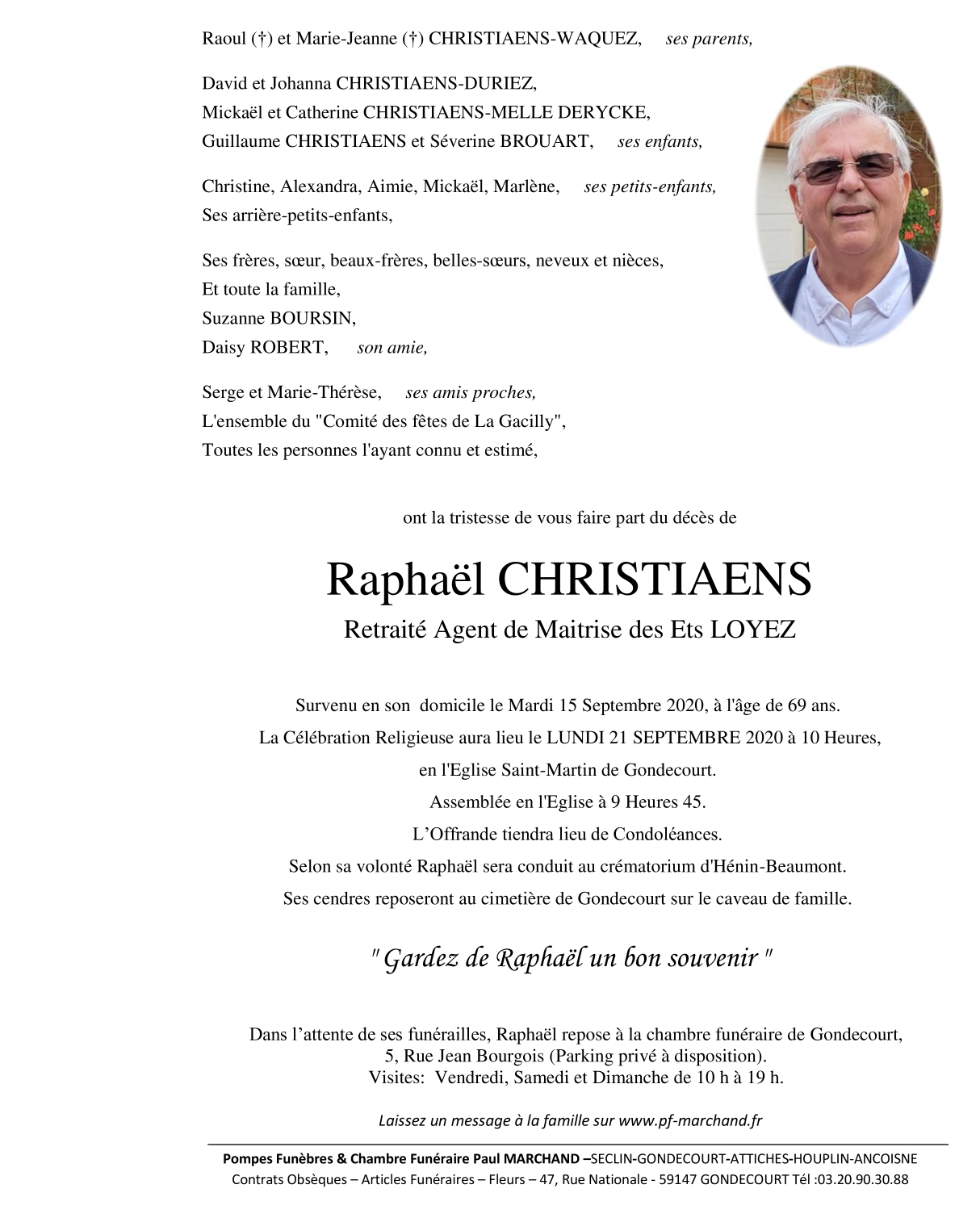 Image Pour voir le faire-part de Raphaël CLIQUEZ-ICI
