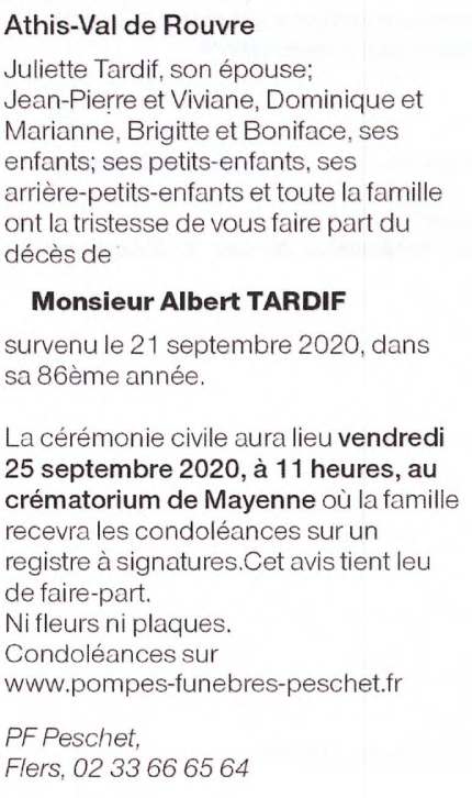Image Annonce nécrologique