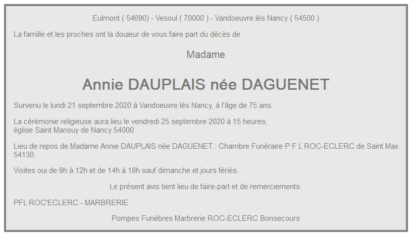 Image Annonce nécrologique