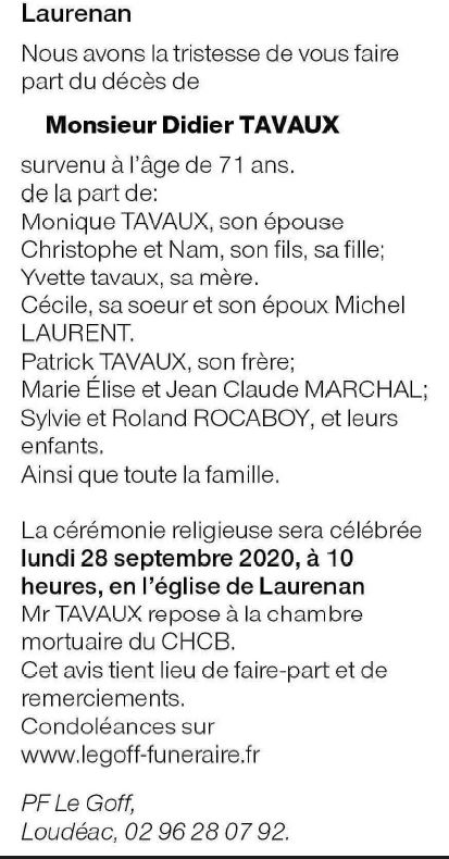 Image Annonce nécrologique