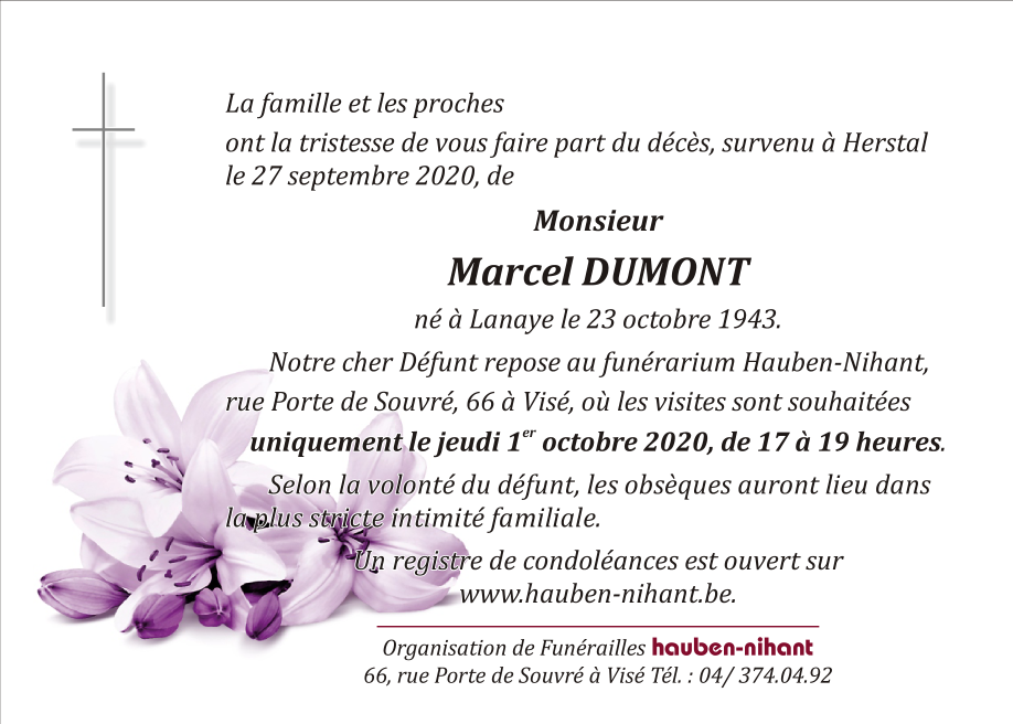 Image Annonce nécrologique