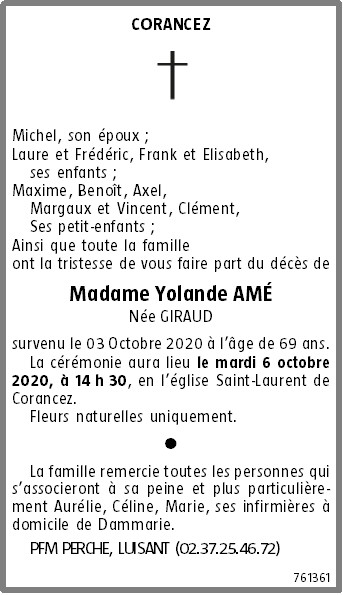 Image Annonce nécrologique
