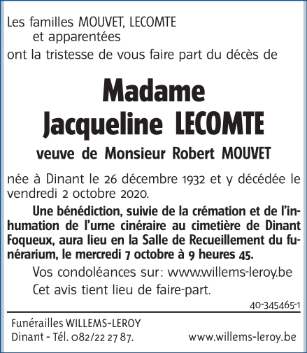 Image Annonce nécrologique