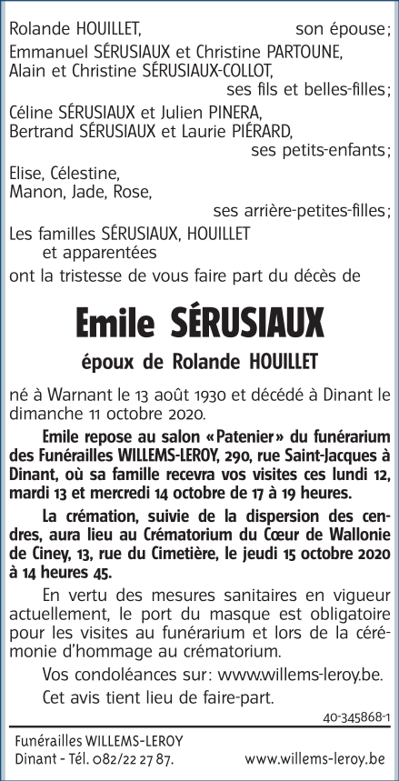 Image Annonce nécrologique