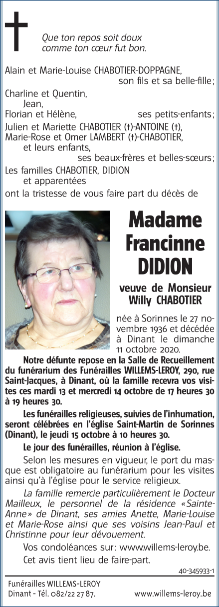 Image Annonce nécrologique