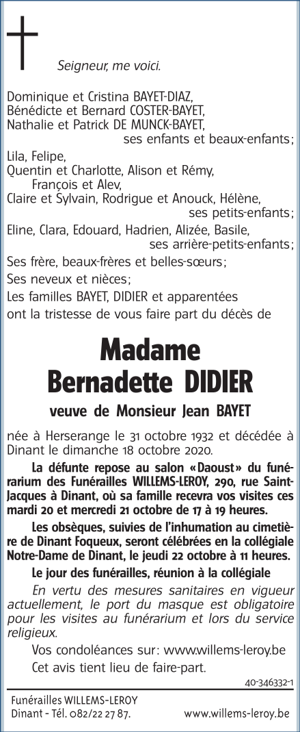 Image Annonce nécrologique