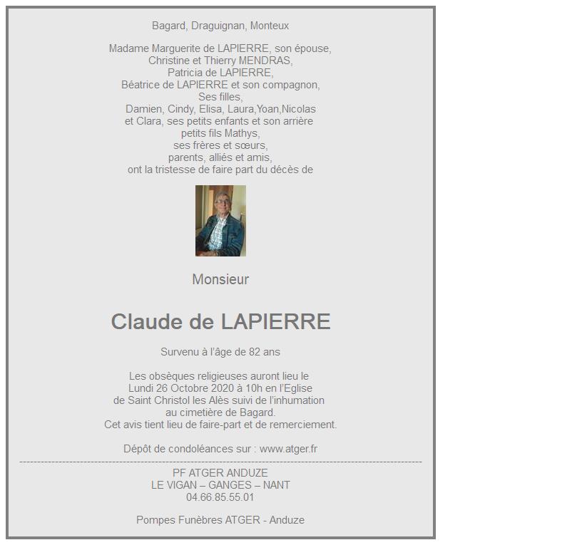 Image Annonce nécrologique