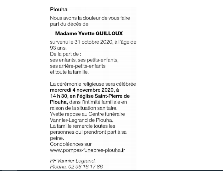 Image Annonce nécrologique
