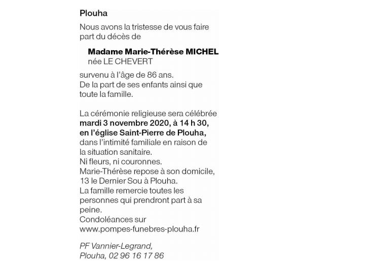 Image Annonce nécrologique