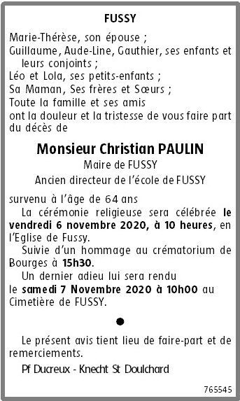 Image Annonce nécrologique